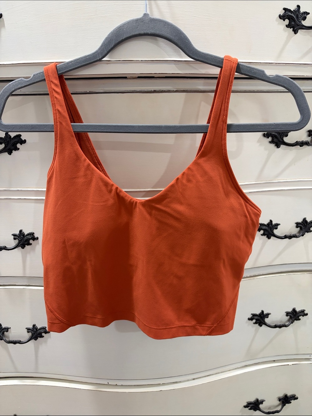 lululemon athletica Rust Orange Tank Top